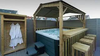 THE BELLS hot tub on private terrace Apartments | Blackpool, United Kingdom | Hotel Review 🌟