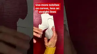 Drafting tip no 9: what are Notches #sewing #fashiondesigner #tailoring #easy #beginner