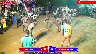 SEMI FINAL1|KUNDRAKUDI vs MADURAI |KARAIKUDI KABADDI TOURNAMENT|-2024