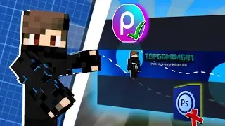 Como fazer banner de minecraft pelo celular 📱 e Pc 💻(sem o PS touch)