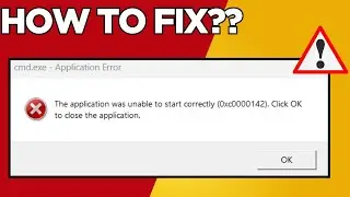 The Application Was Unable To Start Correctly 0xc0000142