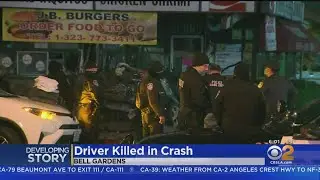 Driver Killed After Car Careens Into Restaurant In Bell Gardens