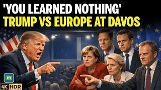 Trump Faces Sharp Global Backlash at Davos as Leaders Slam Speech, Greenland Shift, NATO Talks