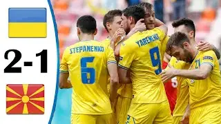 Ukraine vs North Macedonia 2-1 All Goals & Highlights 17/06/2021 HD