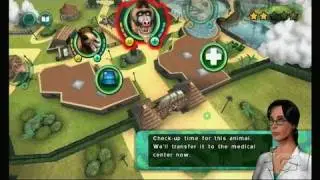 Zoo Hospital Nintendo Wii Gameplay - Baboon Plaque