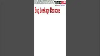 4 top reasons for the bug leakage #shorts | testingshala