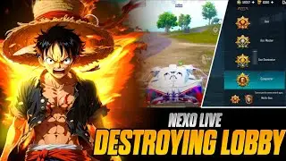 NEXO LIVE DESTRYING LOBBY#bgmilive #bgmicustomroom #verticallive