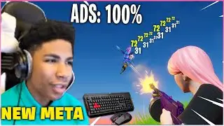 UNKNOWN Shows His Skill On MAX ADS Sensitivity On Mouse & Keyboard! (Fortnite)