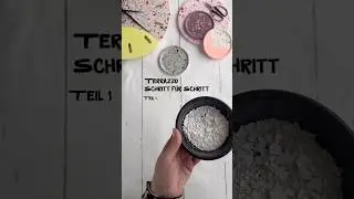 Terrazzo selber machen - Teil #shorts #diy #terrazzo #handmade #raysin #keraflott #jesmonite