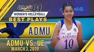 UAAP 81 WV: Kat Tolentino's Best Plays | ADMU vs. UE | March 3, 2019