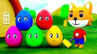 Surprise Eggs with Magic Colors 🎨 | Learn Colors for Kids | Fun Baby Cartoon