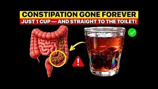5 KG of STOOL Out in 1 Hour! No More Constipation, No Fatigue! Flat Belly! Senior Health Tips