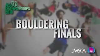 IFSC-ACC ASIAN CHAMPIONSHIPS 2018 KURAYOSHI, JAPAN - Bouldering Finals