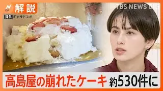 冷凍ケーキは崩れにくいのになぜ？監修シェフ「品質保つために高島屋が製造数コントロールしてたのに」…原因調査中【Ｎスタ解説】｜TBS NEWS DIG