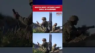 Indian Army&rsquo;s Fiercest Army Drills In Kashmir | Big Message For Pakistan? #shorts