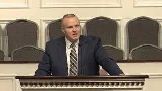 Pastor Ricky Gravley preaching 