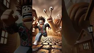 🏃&zwj;♂️🐌 Escaping the Roblox Snail Monster in the Village! 🏡 #roblox #funnyhorror #darkhumor #monster