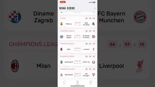 Watch Champions League matches for free on Nova Score #football #championsleague