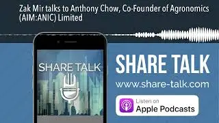Zak Mir talks to Anthony Chow, Co-Founder of Agronomics (AIM:ANIC) Limited
