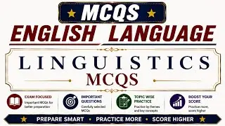 English Language & Linguistics MCQs | UGC NET, PGT, TGT, CSS Preparation