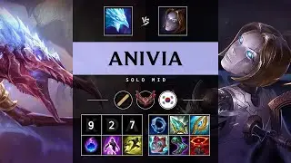 Anivia Mid vs Orianna - KR Grandmaster Patch 25.18