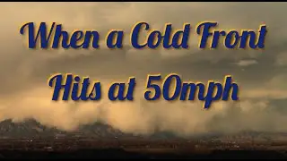 Extreme Weather: Cold Front Hits Hard! - Timelapse