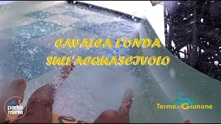 CAVALCA L'ONDA SULL'ACQUASCIVOLO (POV 4K) @ Terme di Giunone