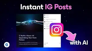 Create Instagram Posts with AI in Minutes | Gamma Tutorial