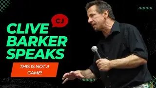 Clive Barker shoots on Writing 