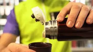 Термос Thermos FFM-500 Midnight Red за 30 секунд