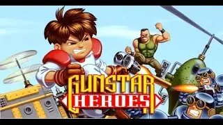 Gunstar Heroes [SMD]. 2 players coop. Expert difficulty.