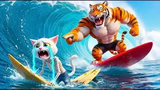 Heartbroken Skinny Cat Becomes Surf Champion &ndash; Most Emotional Comeback Ever!
