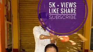 Apple  blast 🍎    Karate Training  Nunchaku Practice...@umartargar @apple