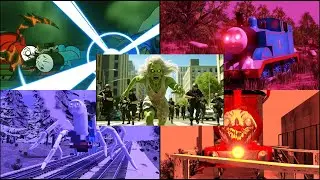 Mutant Train Monster🆚Friendly Engine🆚Dark Rail Beast&mdash;Epic Tiles Hop Showdown Tiles Hop Edm Song#139
