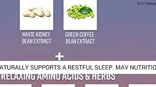 MAV Nutrition Weight Loss Pills Fat Burner for Night Time as Appetite Suppressant and Metabolism