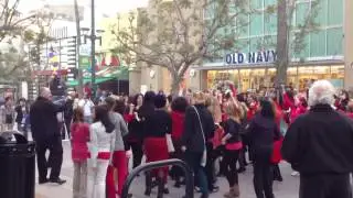 #1billionrising Flash Mob at the Third Street Promenade in Santa Monica