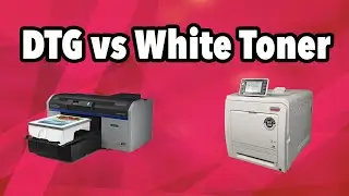 Direct to Garment (DTG) vs White Toner (uninet icolor 550 / oki printers)