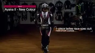New for 2021! The Held Ayana II Ladies one-piece motorcycle leathers