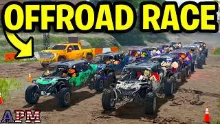 Hosting The Biggest OFFROAD RACE In APM! (American Plains Mudding)