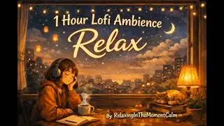 1 Hour Lofi Ambience &bull; Relax &bull; Calming &bull; Background Music