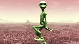 Green Alien Dame tu cosi Banana Chicken REMIX dance