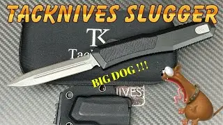 TacKnives Slugger!!! Большой пес OTF! 😱😱 Код скидки ниже!!
