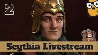 Civ 6 Livestream - Deity Scythia Part 2 - Domination Victory