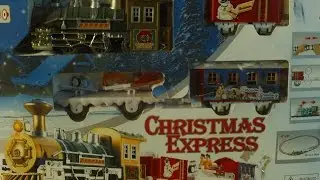 Video For Children Toy Trains - Green Christmas Express Train For Kids Kiddies Toddlers Videos