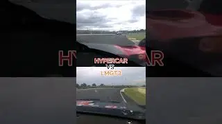A Hypercar and an LMGT3 don't take the Porsche Curves at the same speed. 😳