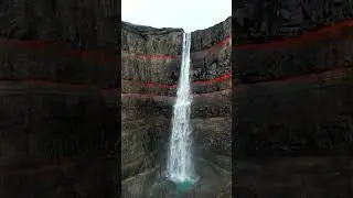 Soothing Brown Noise and a Serene Waterfall Ambiance #shorts