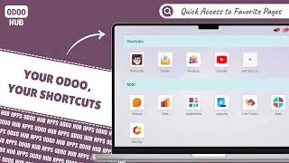 How to Create Menu / Page / URLs Shortcuts in Odoo App Dashboard | Odoo Hub
