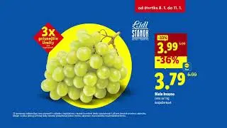 KVALITA BEZ KOMPROMISOV 🍇 Biele hrozno a 🥦 karfiol od 8. 1. 2026 | Lidl Slovensko