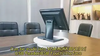 15 inch Flat screen touch screen Monitor POS monitor for Fast Food Restaurant supermarket Salon