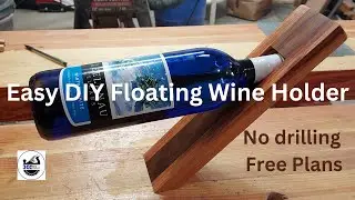 No Drill - Floating Wine Holder